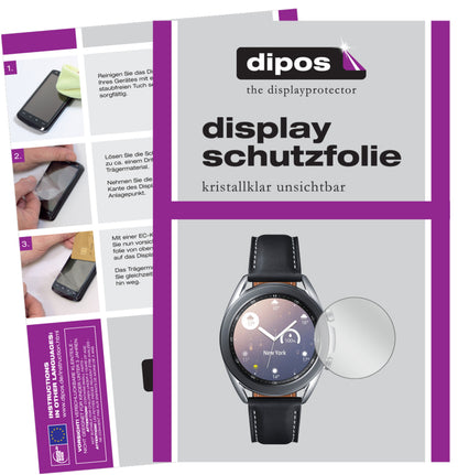 1x Schutzfolie klar für Samsung Galaxy Watch 3 (45mm) Display-Schutzfolie