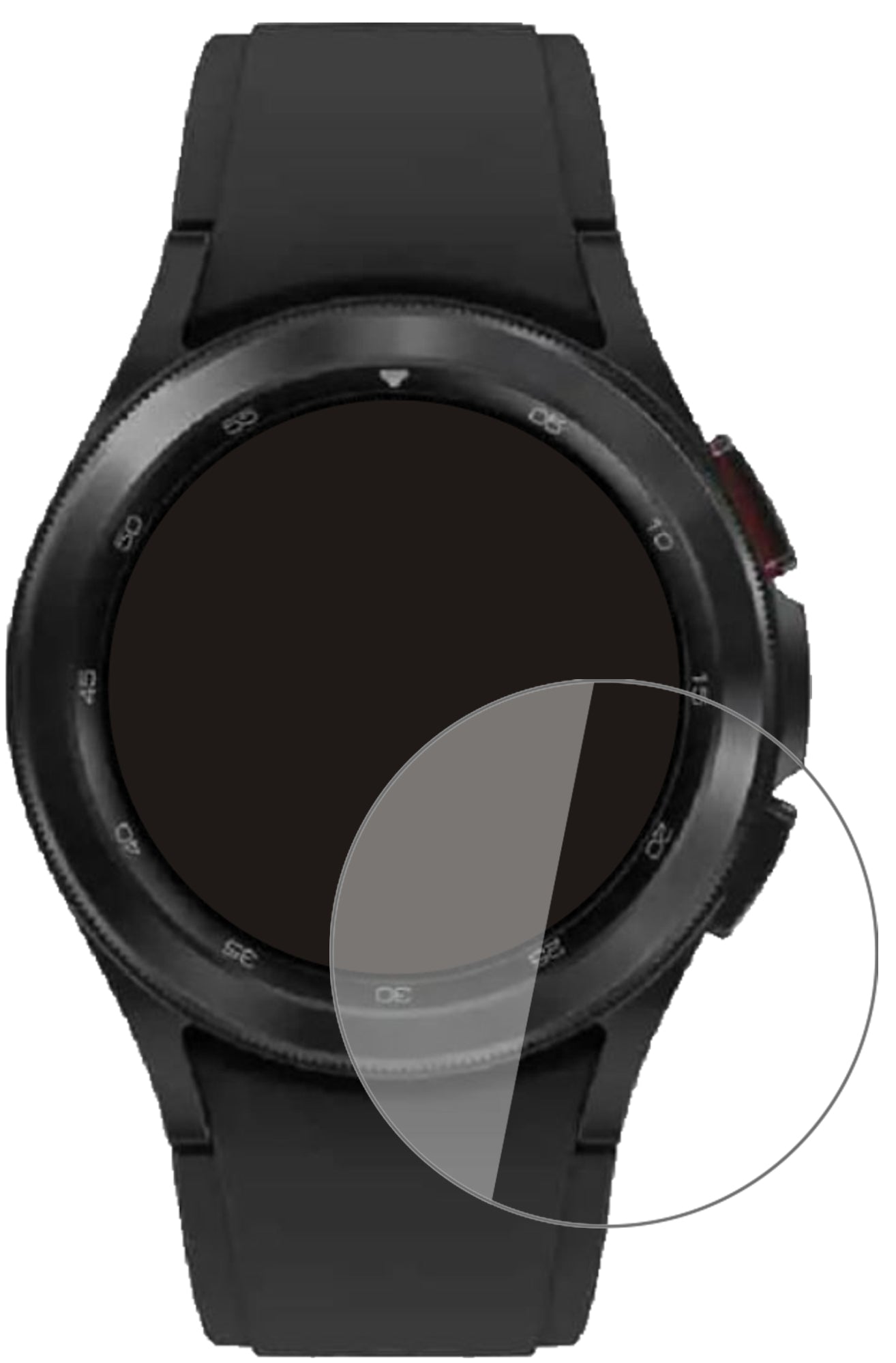 2x 9H Schutzfolie für Samsung Galaxy Watch 4 Classic (46 mm) Panzerfolie