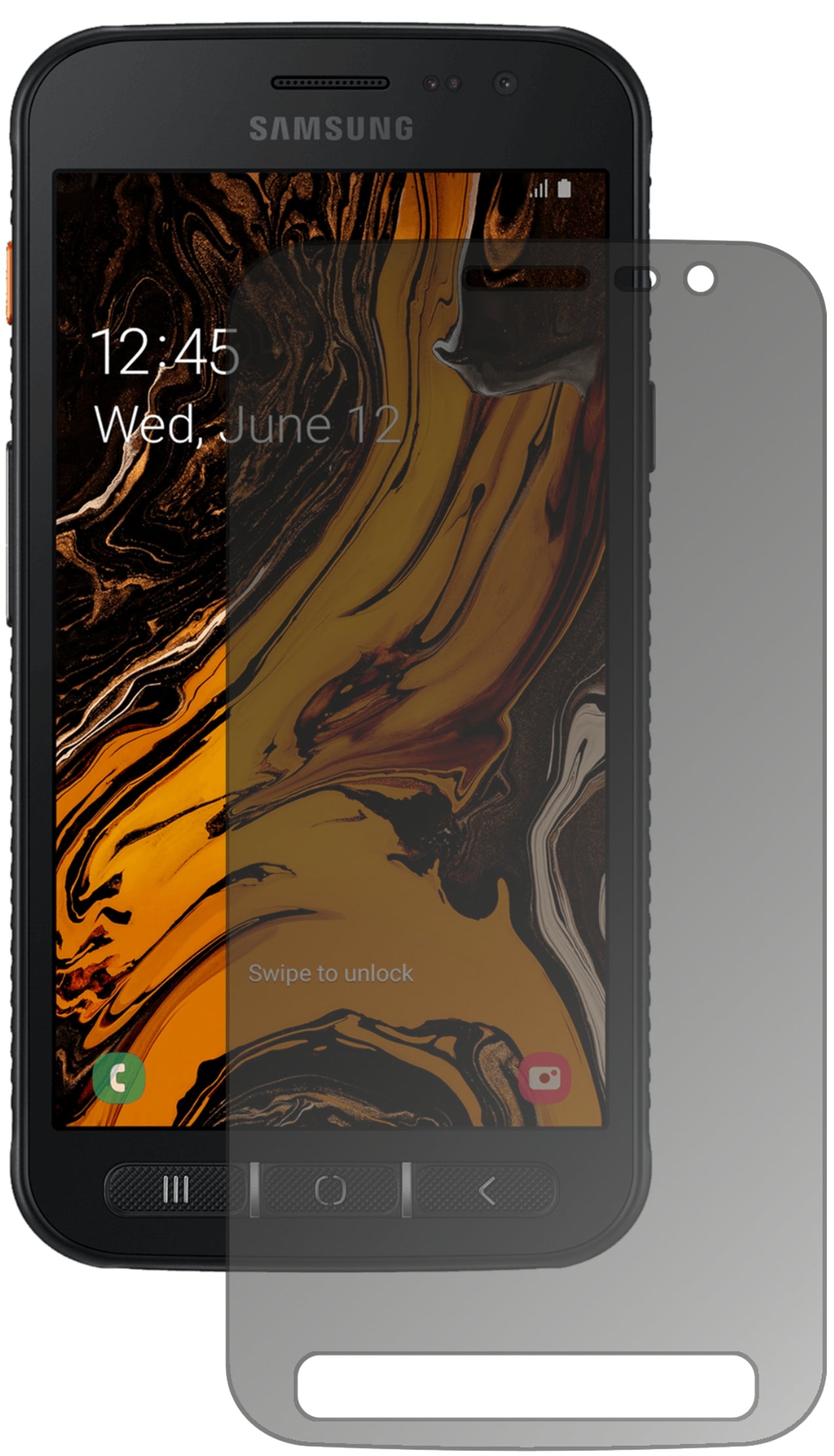 Blickschutzfolie für Samsung Galaxy Xcover 4S matt Schutzfolie Privacy