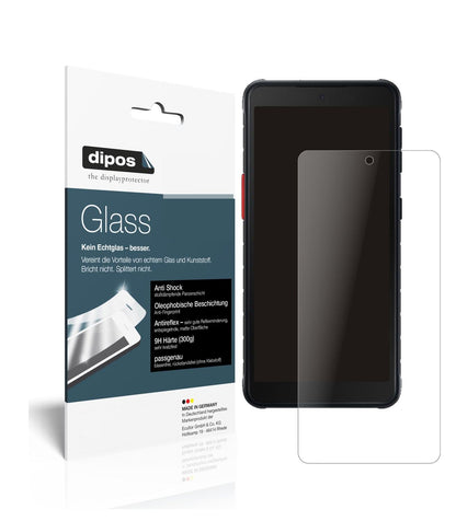 Matte Displayschutzfolie von dipos passend für Samsung Galaxy Xcover 5, 9H kratzfest und blasenfrei montiert