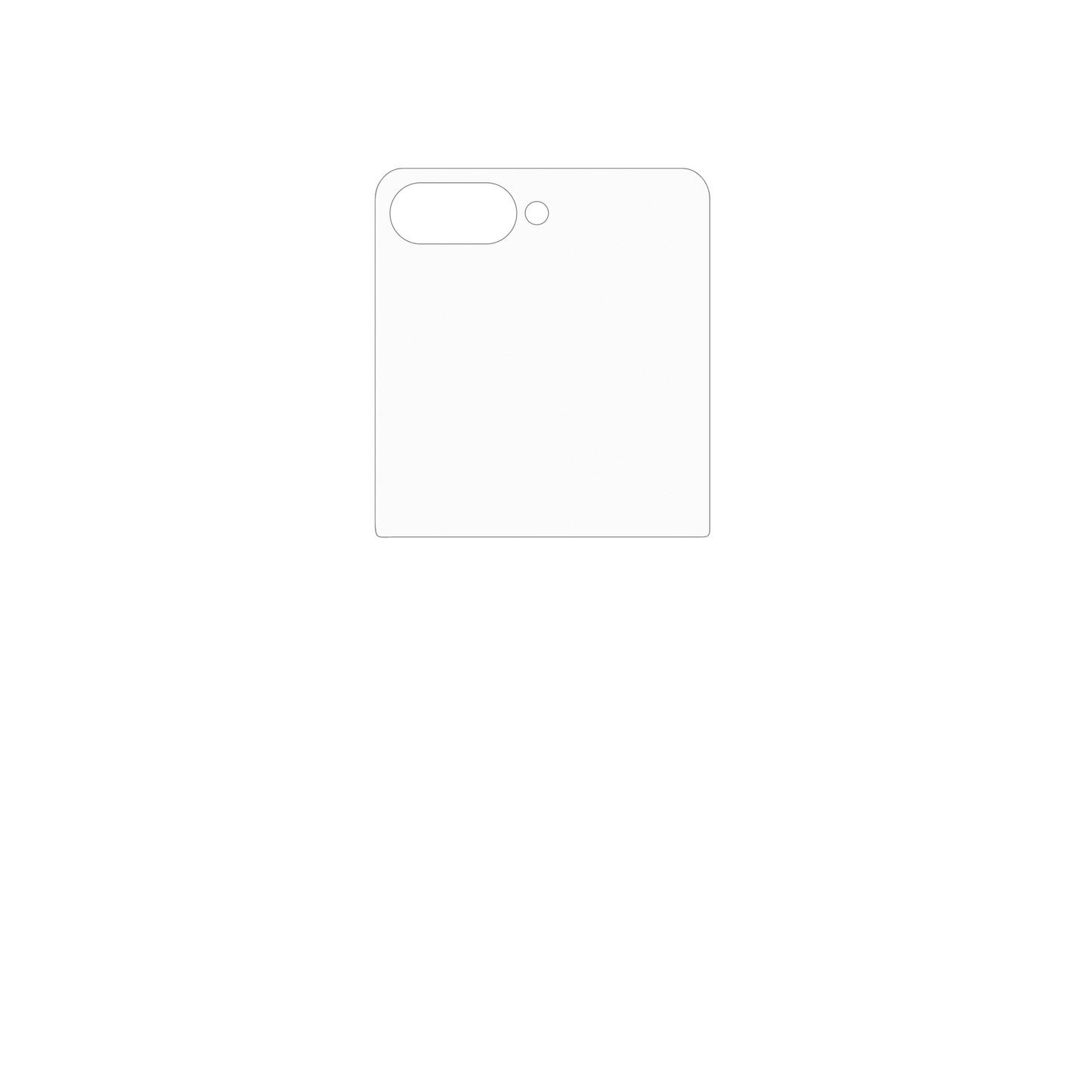 dipos Displayschutz für Samsung GalaxyZ Flip 7, mattierte Oberfläche, geringe Dicke und perfekte Passform