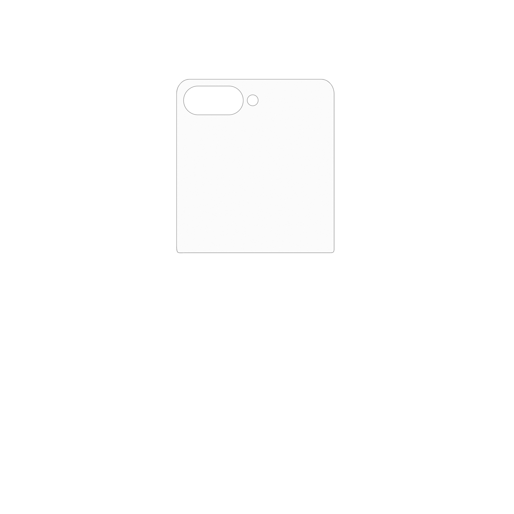 dipos Displayschutz für Samsung GalaxyZ Flip 7, mattierte Oberfläche, geringe Dicke und perfekte Passform