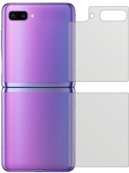 2x Schutzfolie matt für Samsung Galaxy Z Flip Rückseite Display-Schutzfolie