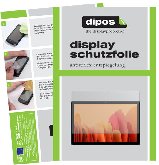 2x Schutzfolie matt für Samsung Tab A7 WiFi Display-Schutzfolie