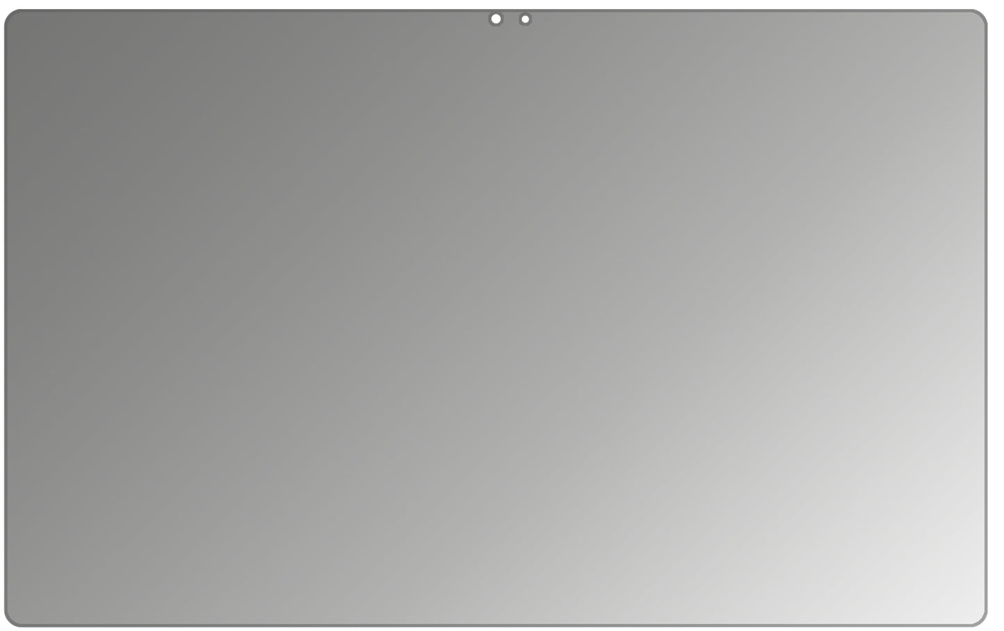 Blickschutzfolie für Samsung Tab A7 LTE matt Schutzfolie Privacy