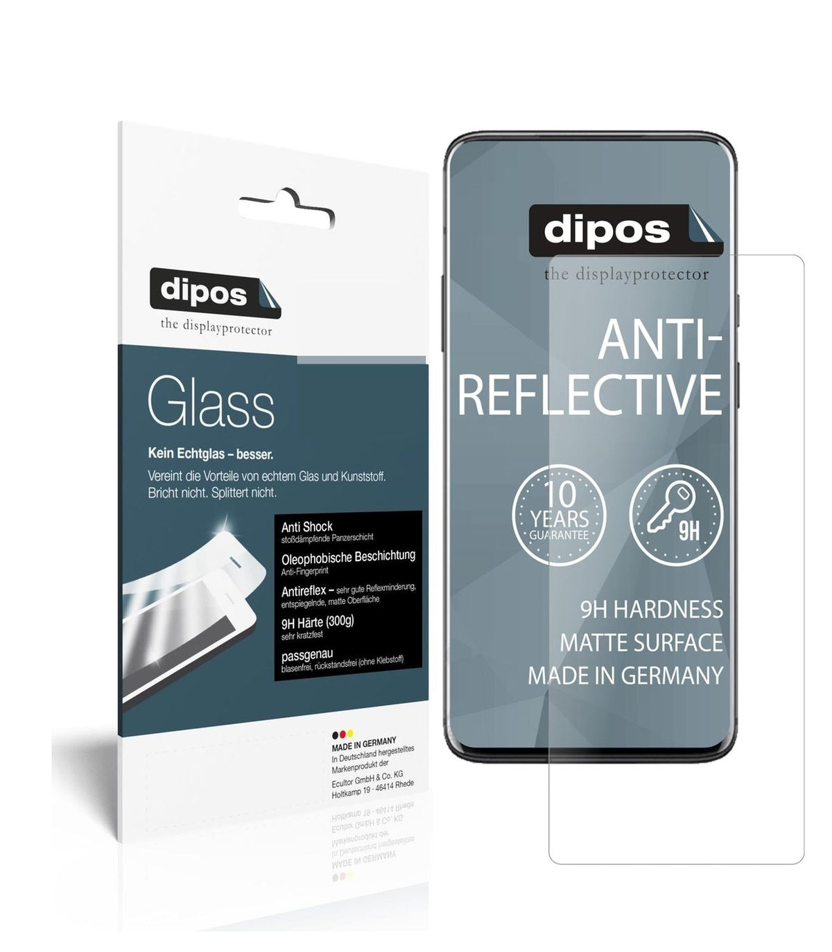 Screen Protector for I OnePlus 7 Pro I matte I Flexible Glass I 9H I dipos