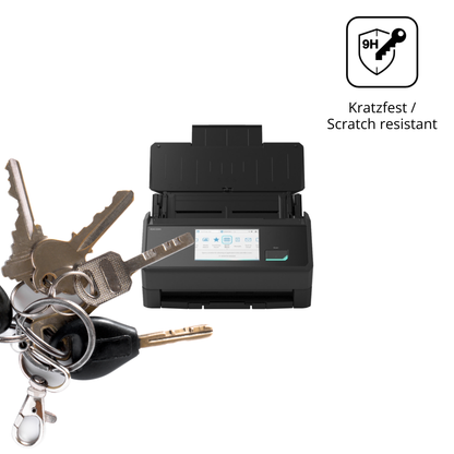 dipos Displayschutz für ScanSnap iX2500, mattierte Oberfläche, robuste Festigkeit und perfekte Passform