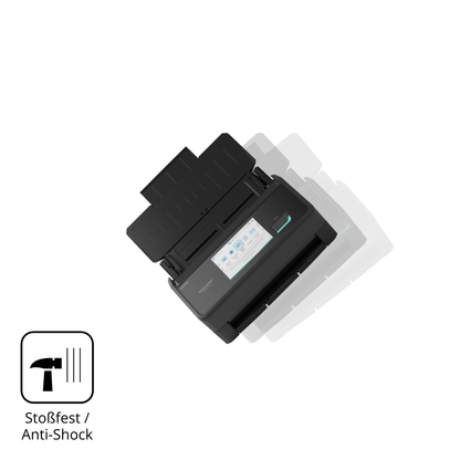 Schutz gegen Kratzer auf dem ScanSnap iX2500 Glas durch Schlüssel, Stöße gegen die Tischkante oder Stürze