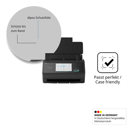 Besonders flexibler Displayschutz mit Anti-Shock-Schicht im Materialmix