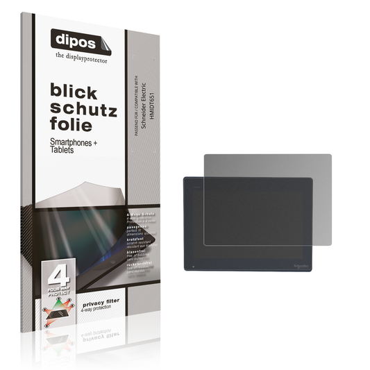 Blickschutzfolie von dipos passend für schneider electrichmidt651, präziser Zuschnitt und blasenfrei montiert