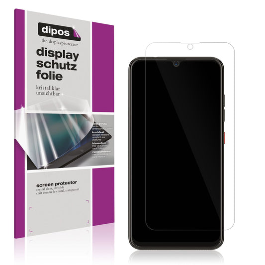 Klare Displayschutzfolie von dipos passend für A1 Alpha, präziser Zuschnitt und blasenfrei montiert