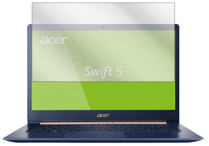 Klare Displayschutzfolie von dipos passend für Acer Swift 5 SF514-52T, präziser Zuschnitt und blasenfrei montiert