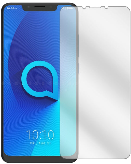 Klare Displayschutzfolie von dipos passend für Alcatel 5V, präziser Zuschnitt und blasenfrei montiert