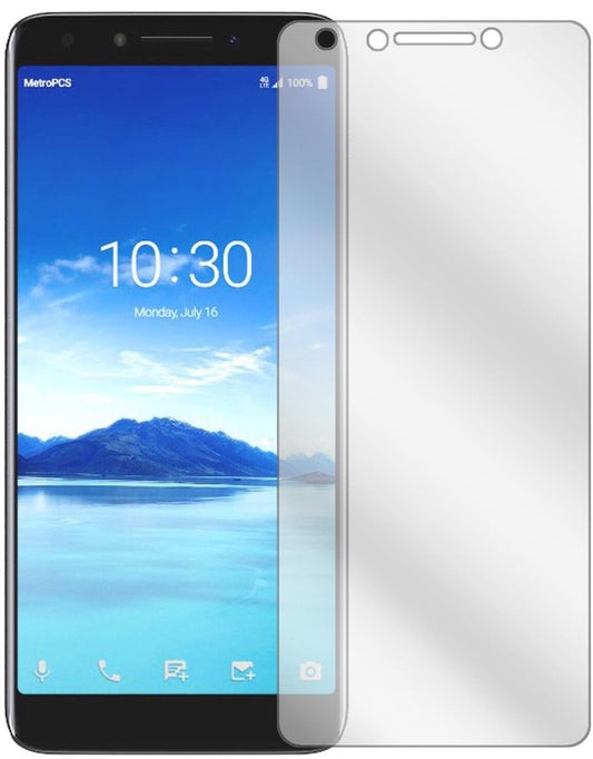 Klare Displayschutzfolie von dipos passend für Alcatel 7, präziser Zuschnitt und blasenfrei montiert