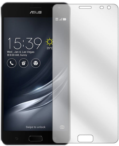Klare Displayschutzfolie von dipos passend für ASUS ZenFone Ares ZS572KL, präziser Zuschnitt und blasenfrei montiert