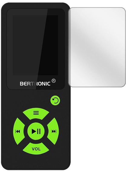 Klare Displayschutzfolie von dipos passend für Bertronic BC07 Royal MP3-Player, präziser Zuschnitt und blasenfrei montiert