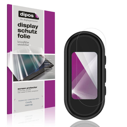 Klare Displayschutzfolie von dipos passend für Cossify HW0748, präziser Zuschnitt und blasenfrei montiert