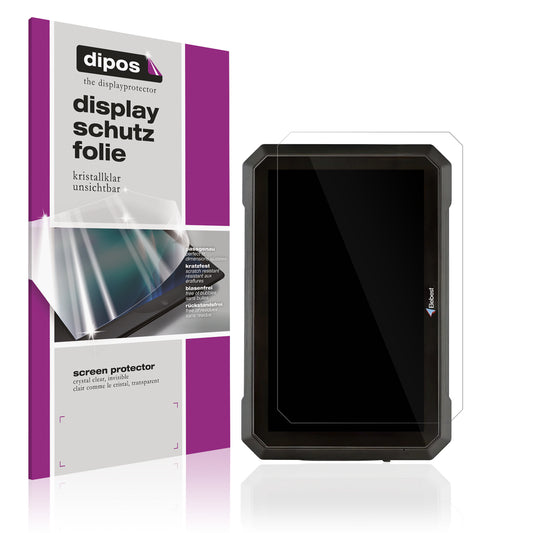 Klare Displayschutzfolie von dipos passend für Elebest A1207 7 Zoll, präziser Zuschnitt und blasenfrei montiert