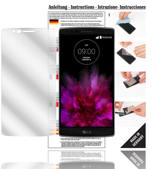 Klare Displayschutzfolie von dipos passend für G Flex 2 LG, präziser Zuschnitt und blasenfrei montiert