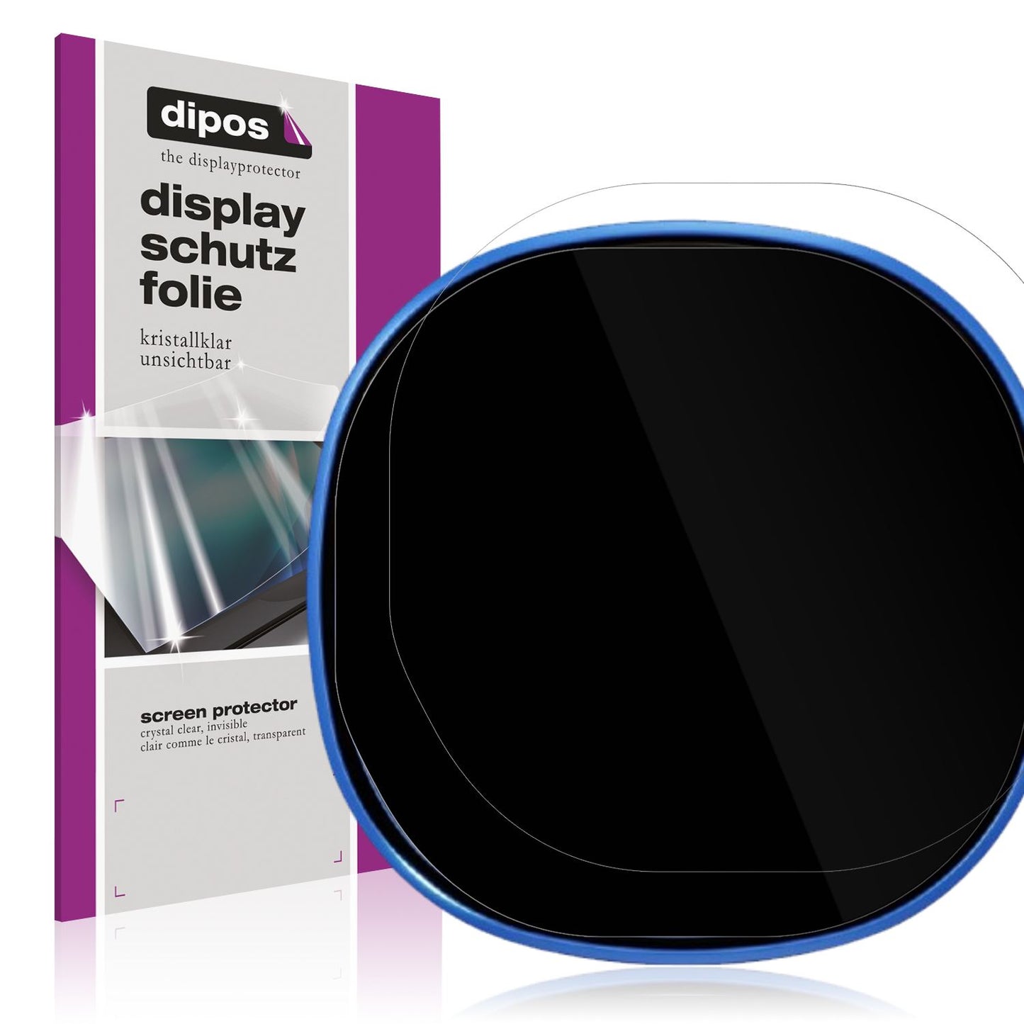 Klare Displayschutzfolie von dipos passend für Goofly Chrono Pro, präziser Zuschnitt und blasenfrei montiert