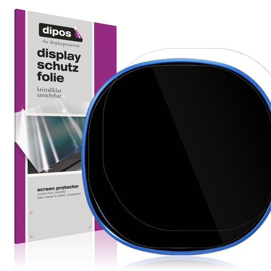 Klare Displayschutzfolie von dipos passend für Goofly Chrono Pro, präziser Zuschnitt und blasenfrei montiert