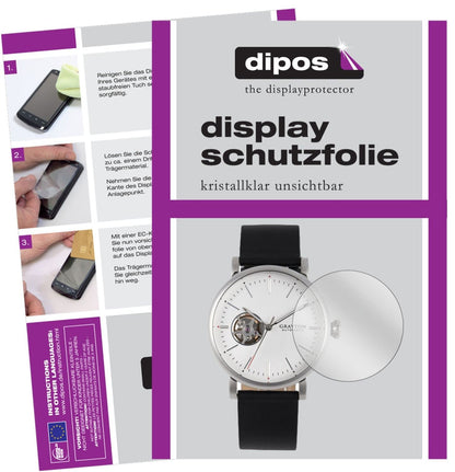 Klare Displayschutzfolie von dipos passend für Grayton Origin, präziser Zuschnitt und blasenfrei montiert