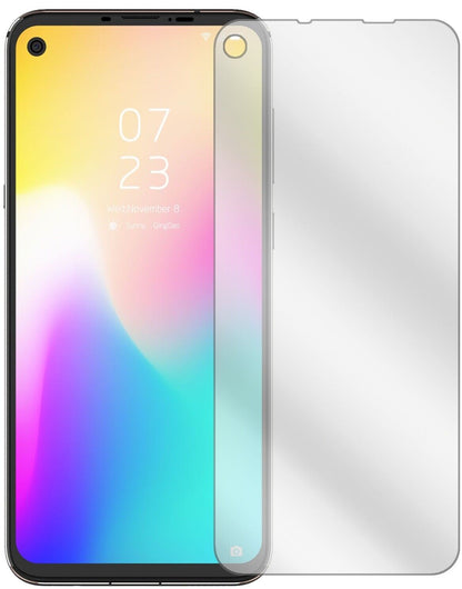 Klare Displayschutzfolie von dipos passend für Hisense Infinity U30, präziser Zuschnitt und blasenfrei montiert