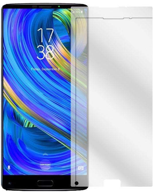 Klare Displayschutzfolie von dipos passend für HOMTOM S9 Plus, präziser Zuschnitt und blasenfrei montiert