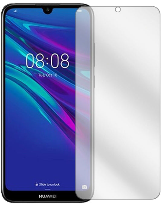 Klare Displayschutzfolie von dipos passend für Huawei Y6 (2019), präziser Zuschnitt und blasenfrei montiert