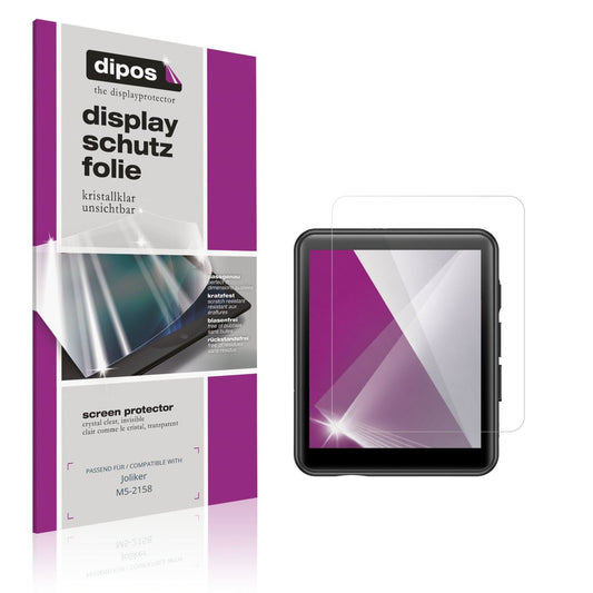Klare Displayschutzfolie von dipos passend für Joliker M5-2158, präziser Zuschnitt und blasenfrei montiert