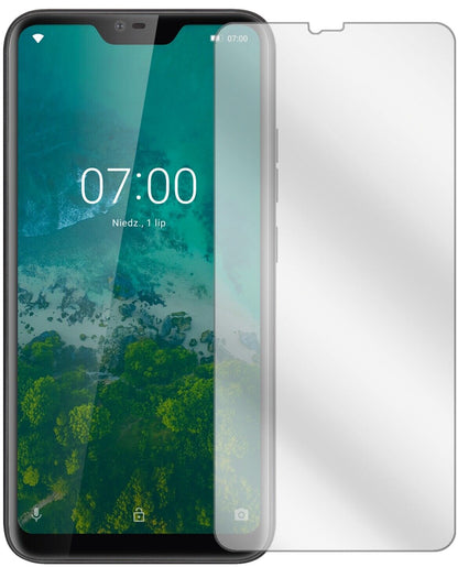 Klare Displayschutzfolie von dipos passend für Kruger Matz Smartfon LIVE 7, präziser Zuschnitt und blasenfrei montiert