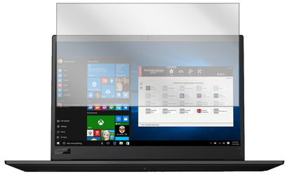 Klare Displayschutzfolie von dipos passend für Lenovo ThinkPad P1, präziser Zuschnitt und blasenfrei montiert