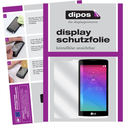 Klare Displayschutzfolie von dipos passend für Leon LG, präziser Zuschnitt und blasenfrei montiert