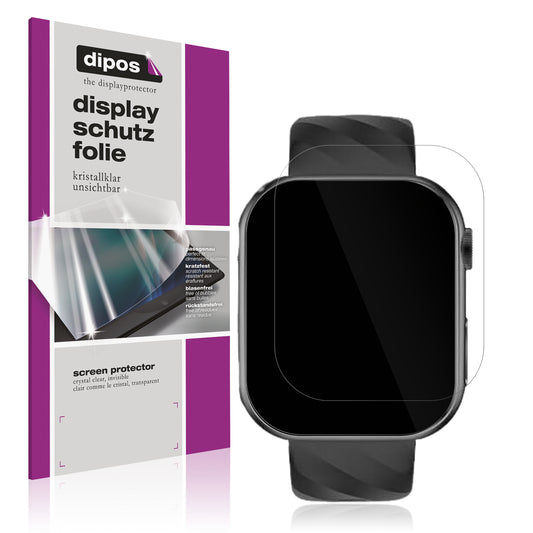 Klare Displayschutzfolie von dipos passend für Lgnitek G30-H 1.43 Zoll, präziser Zuschnitt und blasenfrei montiert