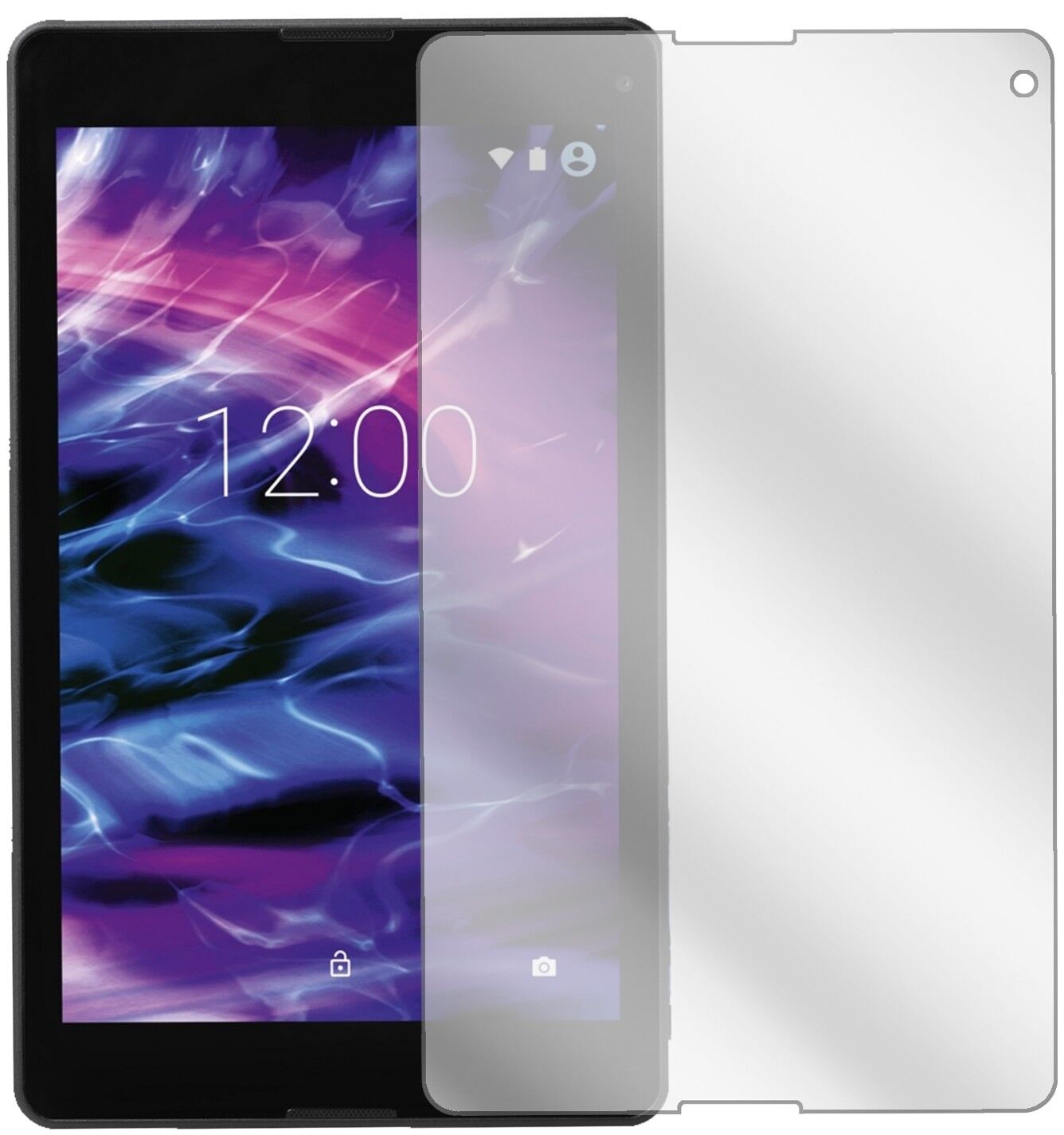 Klare Displayschutzfolie von dipos passend für Medion Lifetab P8524, präziser Zuschnitt und blasenfrei montiert