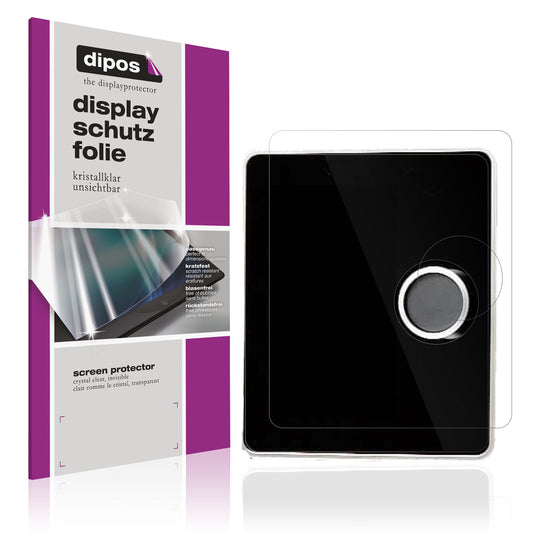 Klare Displayschutzfolie von dipos passend für Nivona NICR 970, präziser Zuschnitt und blasenfrei montiert