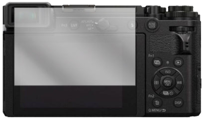 Klare Displayschutzfolie von dipos passend für Panasonic Lumix DC-GX9, präziser Zuschnitt und blasenfrei montiert