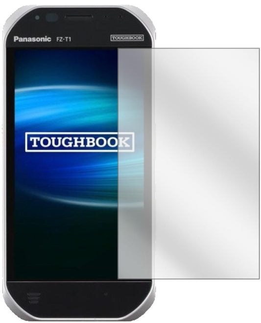 Klare Displayschutzfolie von dipos passend für Panasonic Toughbook FZ-T1, präziser Zuschnitt und blasenfrei montiert