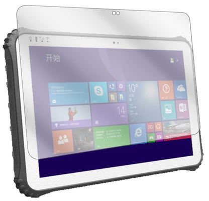 Klare Displayschutzfolie von dipos passend für Rugged Tablet ID-SQ12.2, präziser Zuschnitt und blasenfrei montiert
