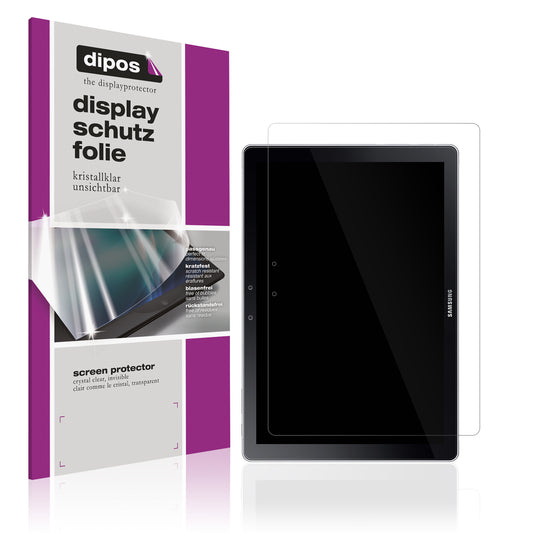 Klare Displayschutzfolie von dipos passend für Samsung Galaxy Book 12 Zoll 1. Gen, präziser Zuschnitt und blasenfrei montiert