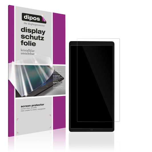 Klare Displayschutzfolie von dipos passend für Shelly Wall Display X2, präziser Zuschnitt und blasenfrei montiert
