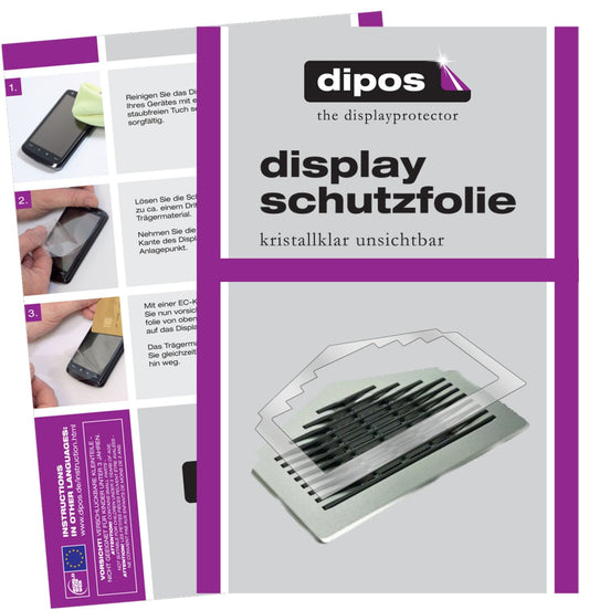 Klare Displayschutzfolie von dipos passend für Siemens EQ9 PLUS Connect s700 Tropfblech, präziser Zuschnitt und blasenfrei montiert