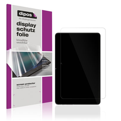 Klare Displayschutzfolie von dipos passend für Teclast T40s, präziser Zuschnitt und blasenfrei montiert