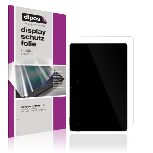 Klare Displayschutzfolie von dipos passend für Umidigi G7 Tab Pro, präziser Zuschnitt und blasenfrei montiert