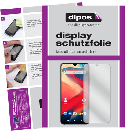 Klare Displayschutzfolie von dipos passend für Umidigi S3 Pro, präziser Zuschnitt und blasenfrei montiert