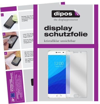 Klare Displayschutzfolie von dipos passend für Umidigi Z Pro, präziser Zuschnitt und blasenfrei montiert