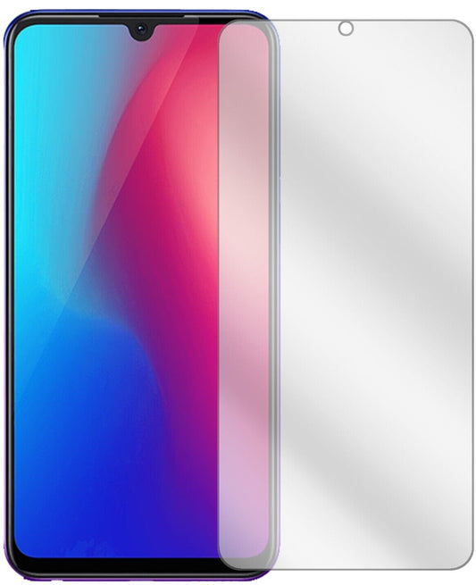 Klare Displayschutzfolie von dipos passend für Vivo Z3, präziser Zuschnitt und blasenfrei montiert