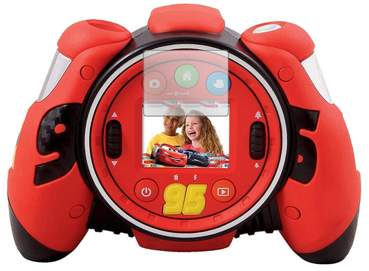 Klare Displayschutzfolie von dipos passend für VTech Cars 3 Kamera, präziser Zuschnitt und blasenfrei montiert