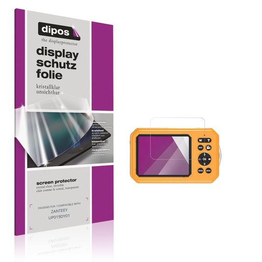 Klare Displayschutzfolie von dipos passend für ZANTEEY UP019DY01, präziser Zuschnitt und blasenfrei montiert