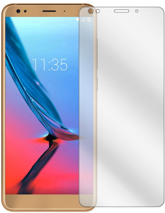 Klare Displayschutzfolie von dipos passend für ZTE Blade V9, präziser Zuschnitt und blasenfrei montiert